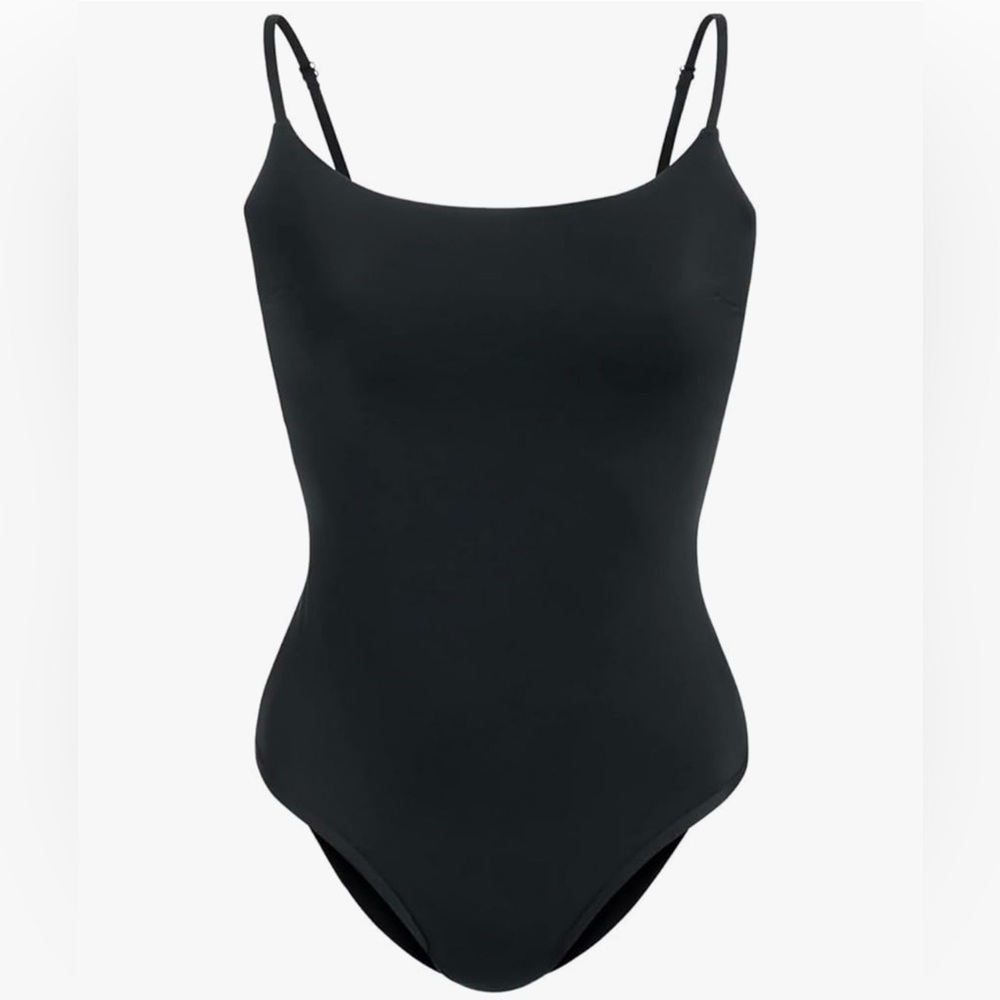 Knix Leakproof Period Swimsuit UPF 50+ Fabric Swimwear- Machine Washable - Black